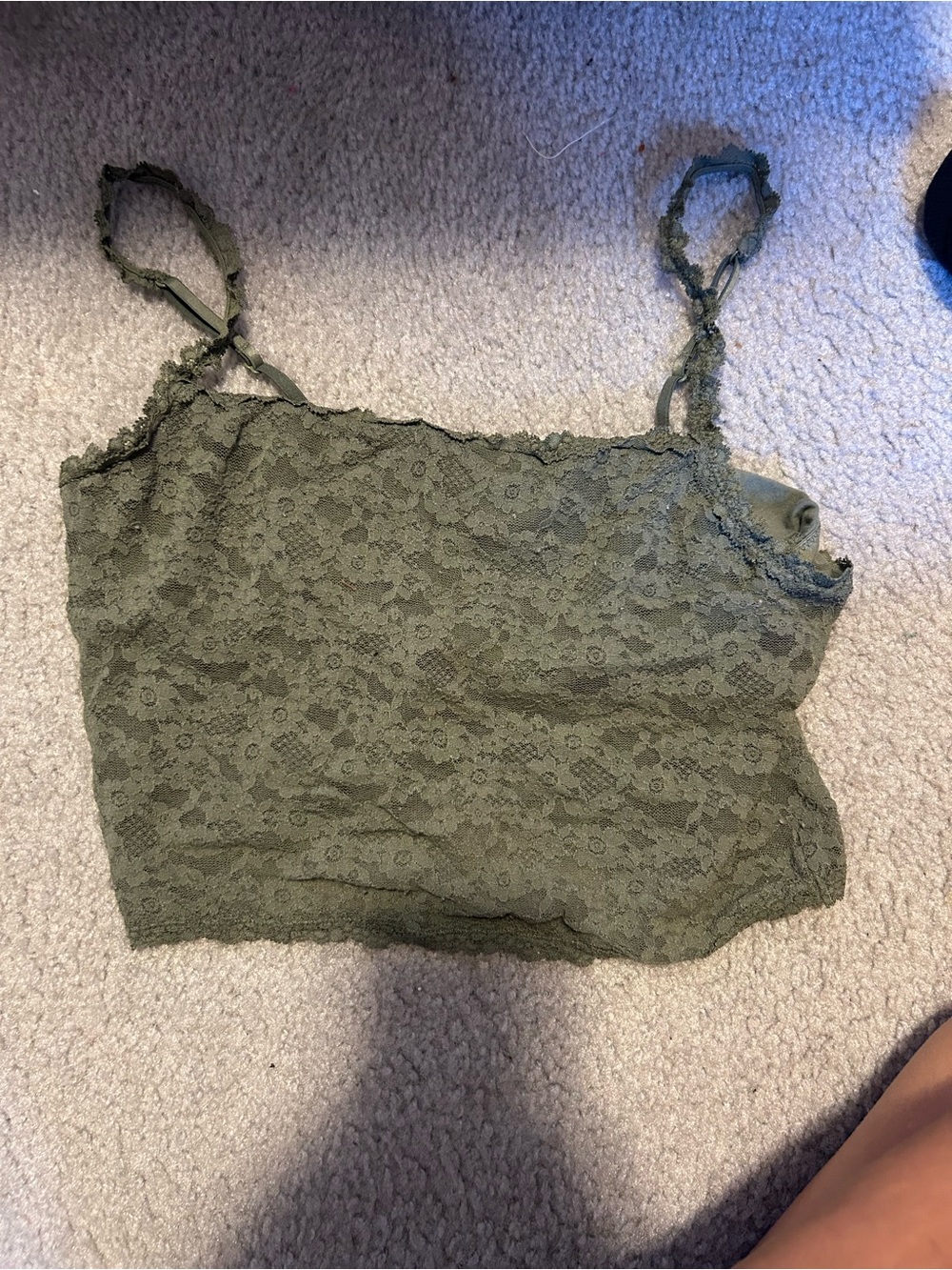 Aerie Lace Cami Crop Top